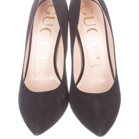 Gucci Shoes - Gucci Suede High Heel Pumps